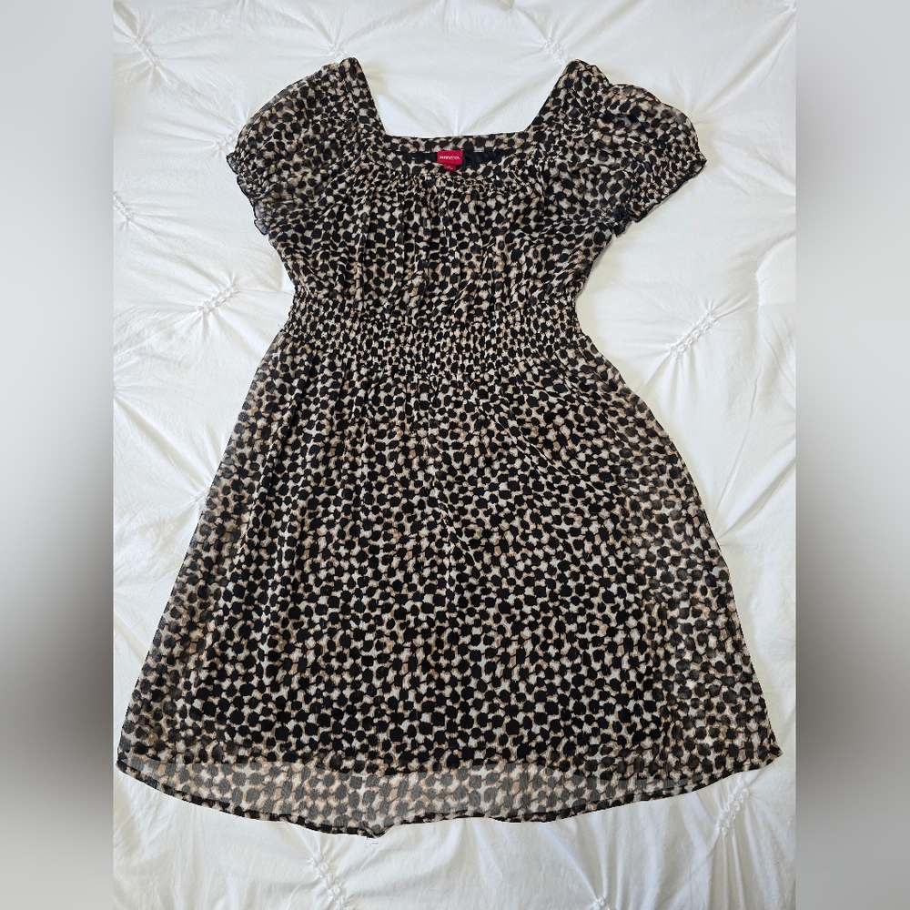 Merona Leopard Dress size large